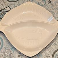 Piatto portata ceramica forma pesce