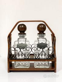 Bottiglie Decanter Tantalus Liquori Whisky Cognac