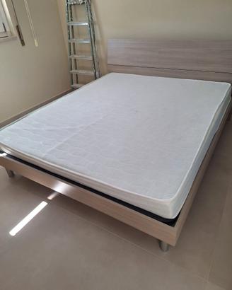 Letto Matrimoniale Completo con Materasso Baldifle