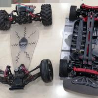 TAMIYA RC 1/10 TT-01 TYPE E Telaio + kyosho ultima