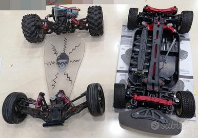 TAMIYA RC 1/10 TT-01 TYPE E Telaio + kyosho ultima
