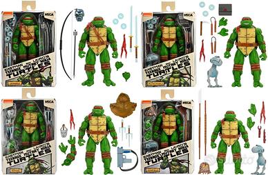 NECA TMNT Mirage Comics Tartarughe Ninja set 4 pz.