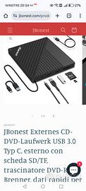 lettore dvd e cd  nuovo 