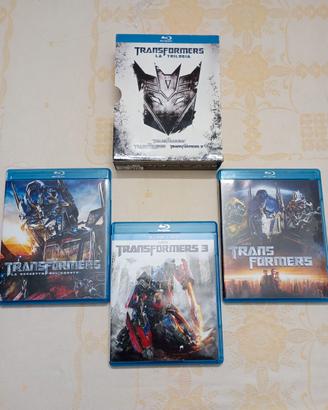 Cofanetto  Blu-Ray  TRANSFORMERS  Trilogia  4 disc