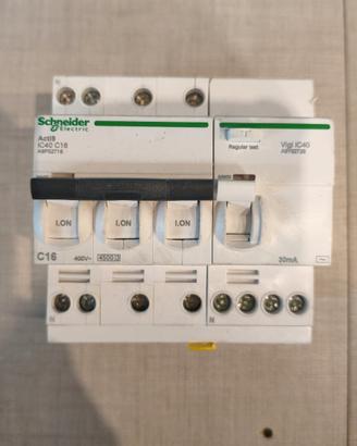 Schneider Acti9 iC40 C16 + Vigi iC40