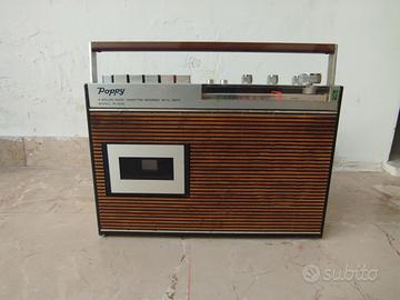 Radio Radioregistratore Poppy vintage 