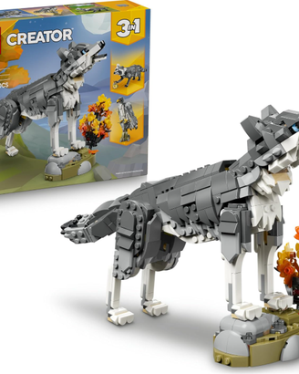 LEGO Creator 3 in 1 Animali della Foresta: Lupo Gr