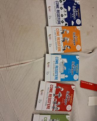 6  libri "Diario di una Schiappa"