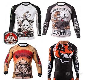Maglie Rashguard per MMA grappling bjj nuove 