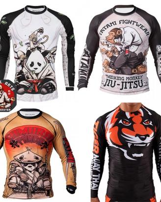 Maglie Rashguard per MMA grappling bjj nuove 