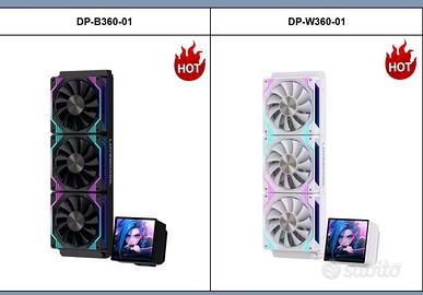 Dissipatore a liquido con display 360mm PREORIDINE