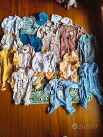 vestiti bimbo 3/6 mesi 62 cm 