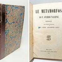 LE METAMORFOSI ESPURGATE...OVIDIO 1854
