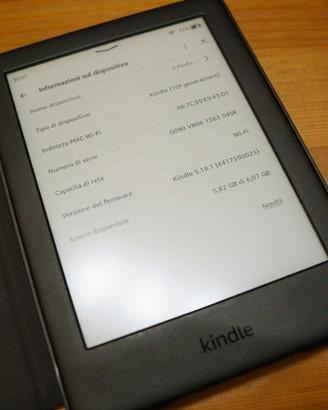 Amazon Kindle ebook reader 10 generazione 10a gen