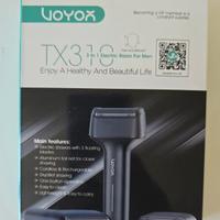 Regolabarba elettrico uomo 3 lame Voyor