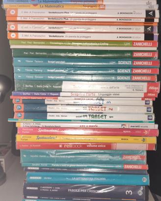 libri scuola media Pescetti  Sesto Fiorentino sz.D