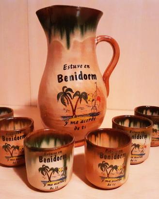 Set Souvenir – Caraffa + 6 Bicchierini In Ceramica