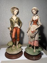 Bis sculture Belcari Capodimonte collezione