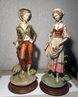 Bis sculture Belcari Capodimonte collezione