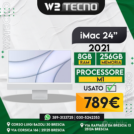 IMAC 2021 M1 24" 8/256GB USATO CON GARANZIA