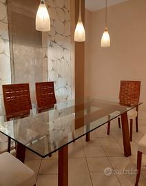 Tavolo in vetro Calligaris