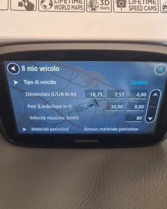 TOMTOM 2026 TRUCK navigatore 5 pollici mezzi pesan