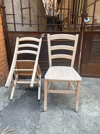 Sedie in legno ristorante