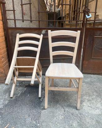 Sedie in legno ristorante