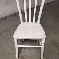 4 sedie vintage in legno, anni '50