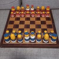 Scacchiera in legno "Matrioska"