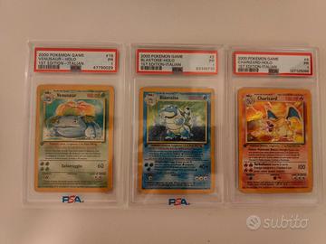 Trio starter set base prima edizione PSA 1