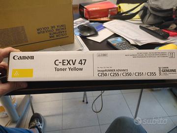 toner C-exv 47 giallo Yellow originale nuovo