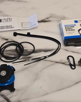 Quad lock supporto bici + anello ring stand