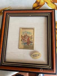 Miniatura in foglia d oro