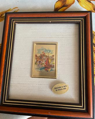Miniatura in foglia d oro