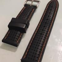 Cinturino orologio in silicone traspirante 22