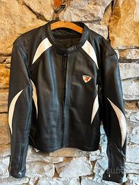 Giubbotto moto in pelle tg L