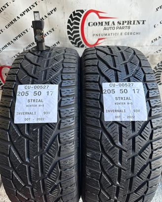 2 PNEUMATICI 205/50 R17 STRIAL INVERNALI