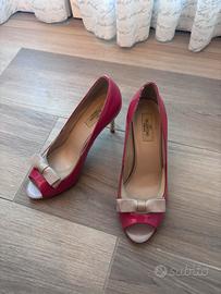 Décolleté Valentino Garavani Peep-Toe Fucsia