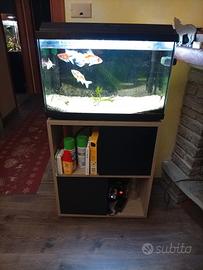 acquario 60 lt più mobile più filtro esterno