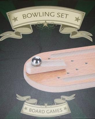Set da bowling in miniatura