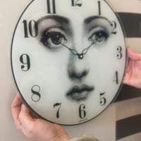 Fornasetti orologio da parete vintage.