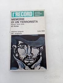 1967: AVNER - MEMORIE DI UN TERRORISTA - PRIMA ED.