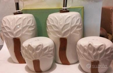 Set olio aceto sale pepe