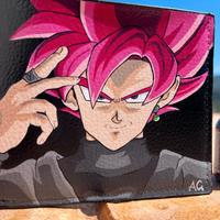 Portafoglio Goku Black Dragon Ball Super Dipinto