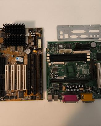 2 Schede Madri Retrogaming Pentium e Pentium III