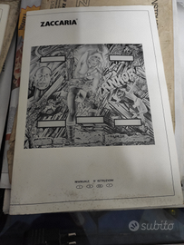 Manuale d'istruzioni per flipper Zaccaria Zankor