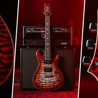 PRS SE Custom 24-08 Quilt Charcoal Cherry Burst 20
