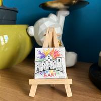 Mini Tela 5x5cm - Basilica di San Nicola