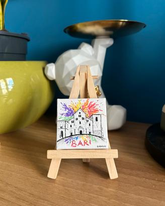 Mini Tela 5x5cm - Basilica di San Nicola
